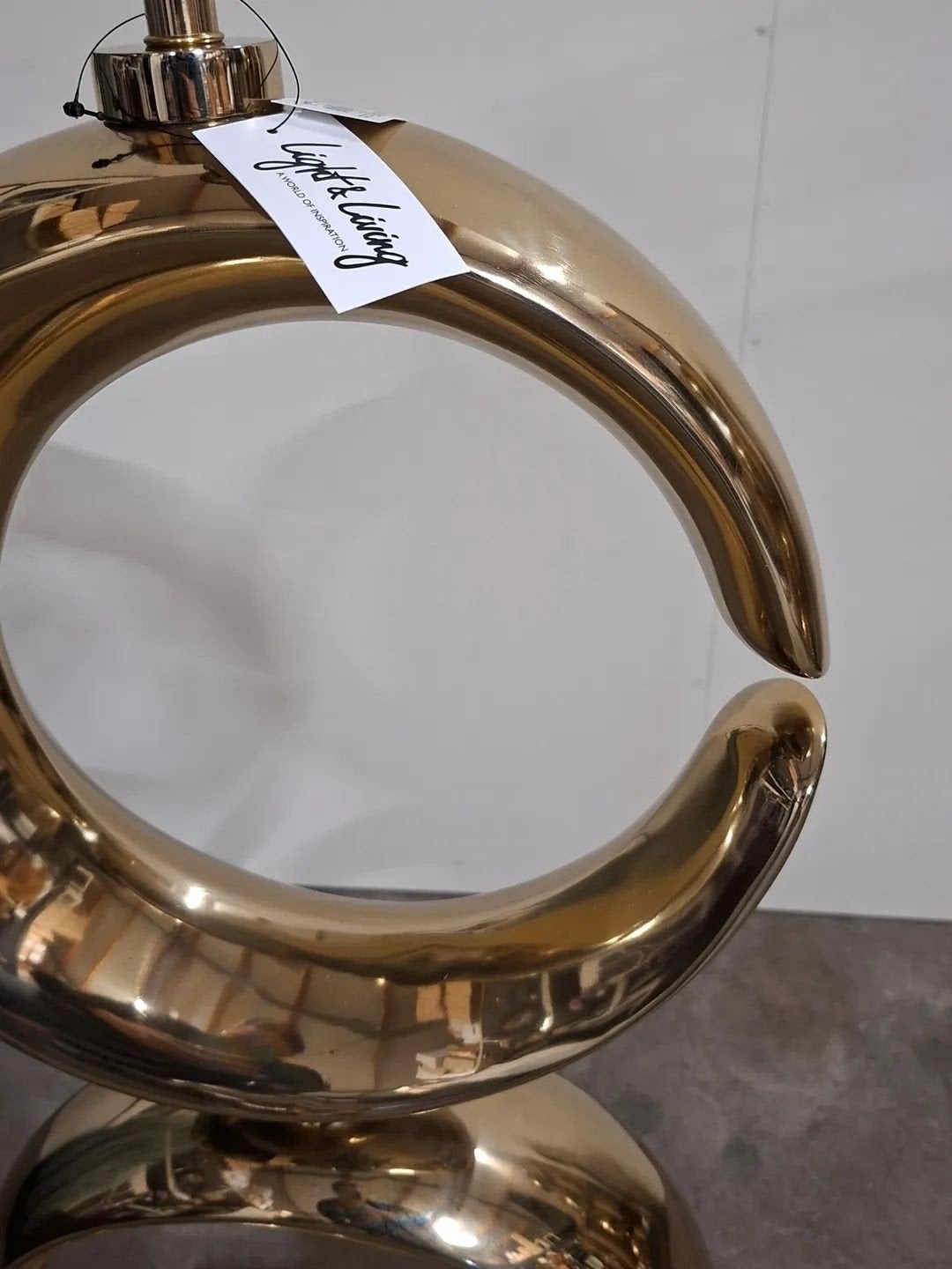 Lampenvoet vloerlamp Maan Goud 99 cm van Light&Living, Ophalen, Light&Living, Onbekend, Nieuw