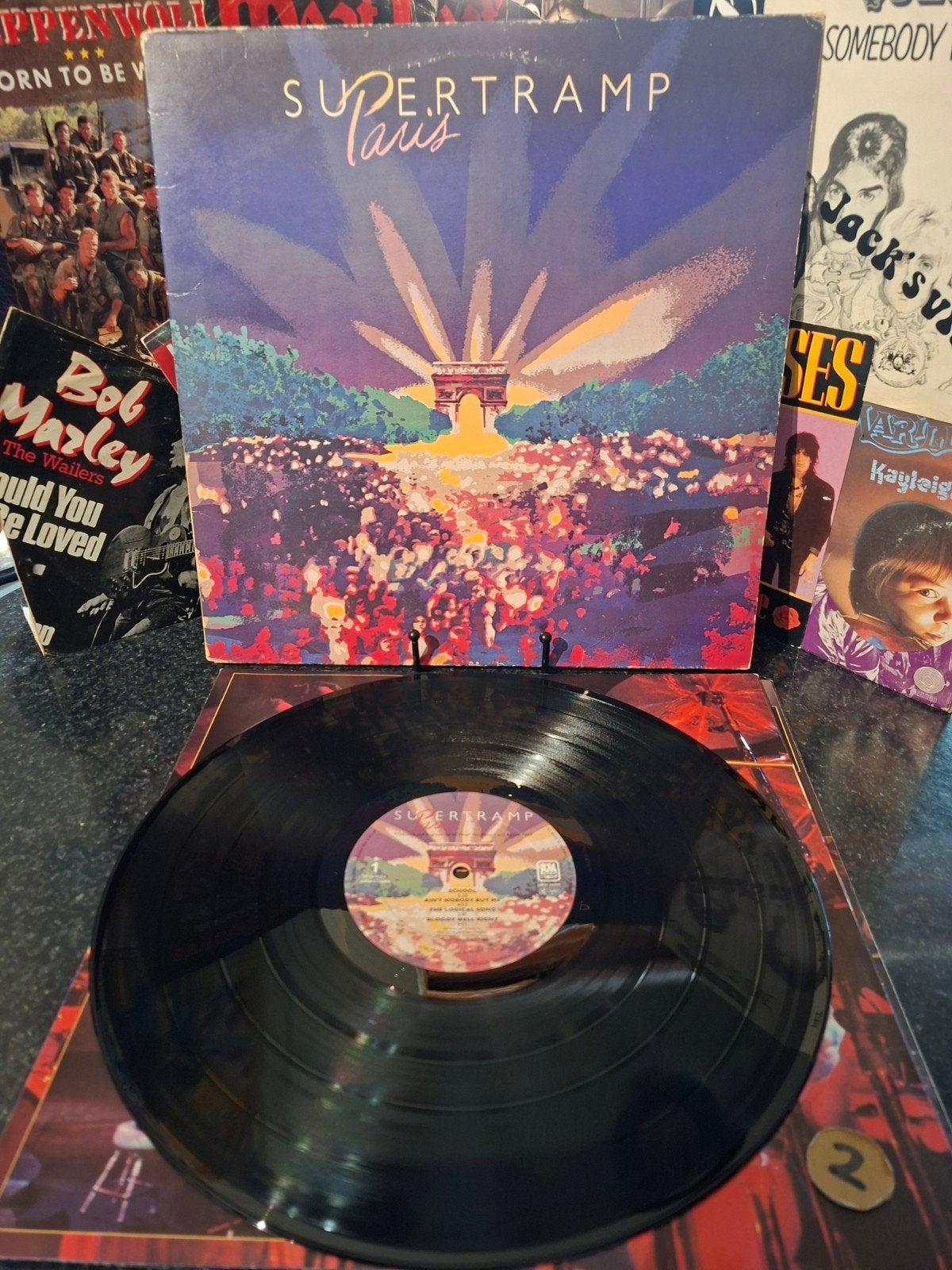 Supertramp - Paris (Dubbel-LP, Live Album)  1980/2, Rock, Gebruikt, Fotohoes, Overige formaten