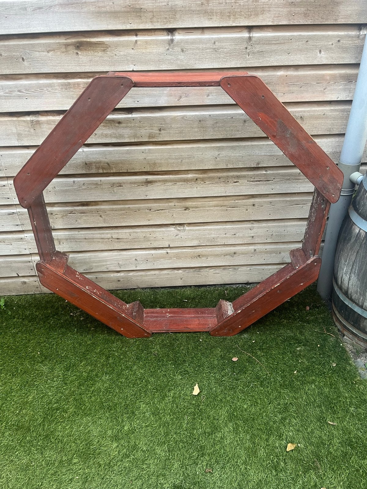 Gebruikte houten zandbak (ring), Ophalen, Gebruikt