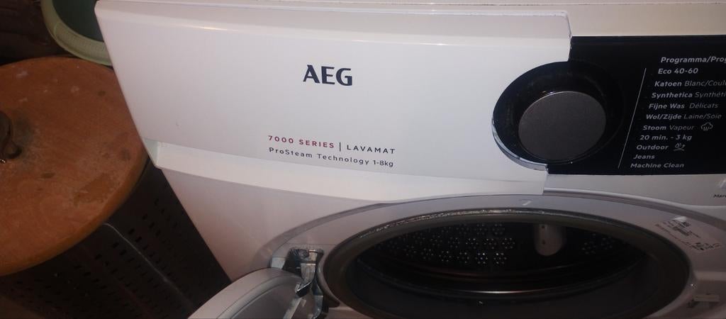 AEG 7000 ProSteam Wasmachine 8 kg  3,5 jaar oud Z.G.A.Nieuw, Witgoed en Apparatuur, Wasmachines, Ophalen of Verzenden