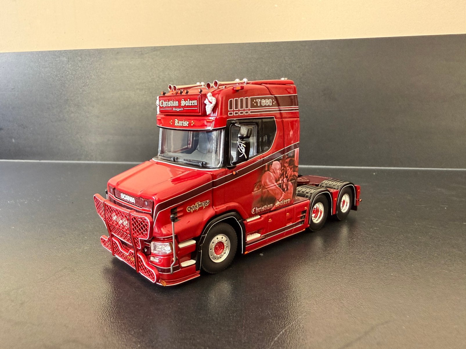 Wsi Scania Christian Soleen, Hobby en Vrije tijd, Ophalen of Verzenden, Zo goed als nieuw, Bus of Vrachtwagen, Wsi