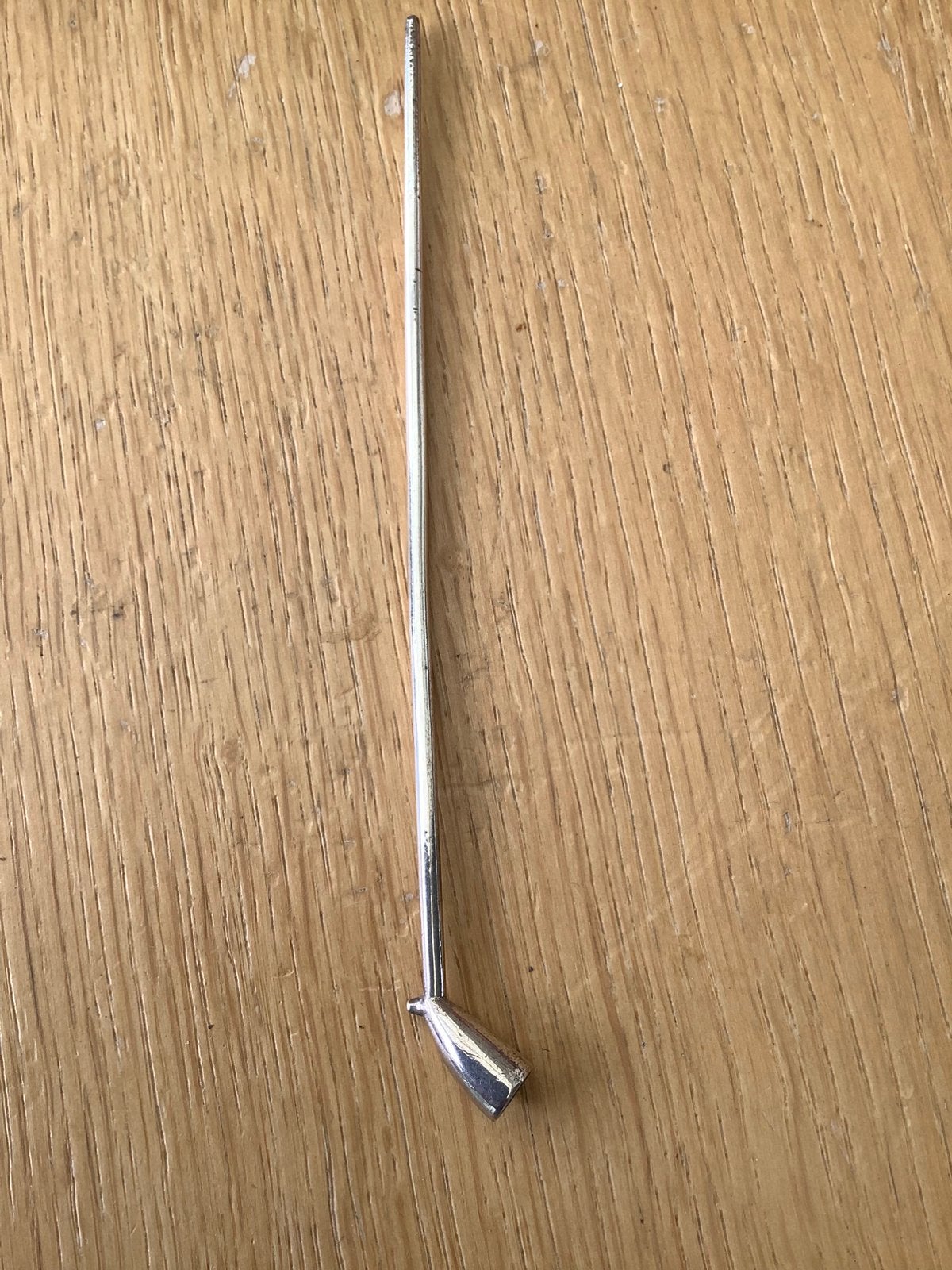 Zilveren antieke pijp, Sieraden, Tassen en Uiterlijk, Piercings, Ophalen of Verzenden, Zo goed als nieuw, Zilver