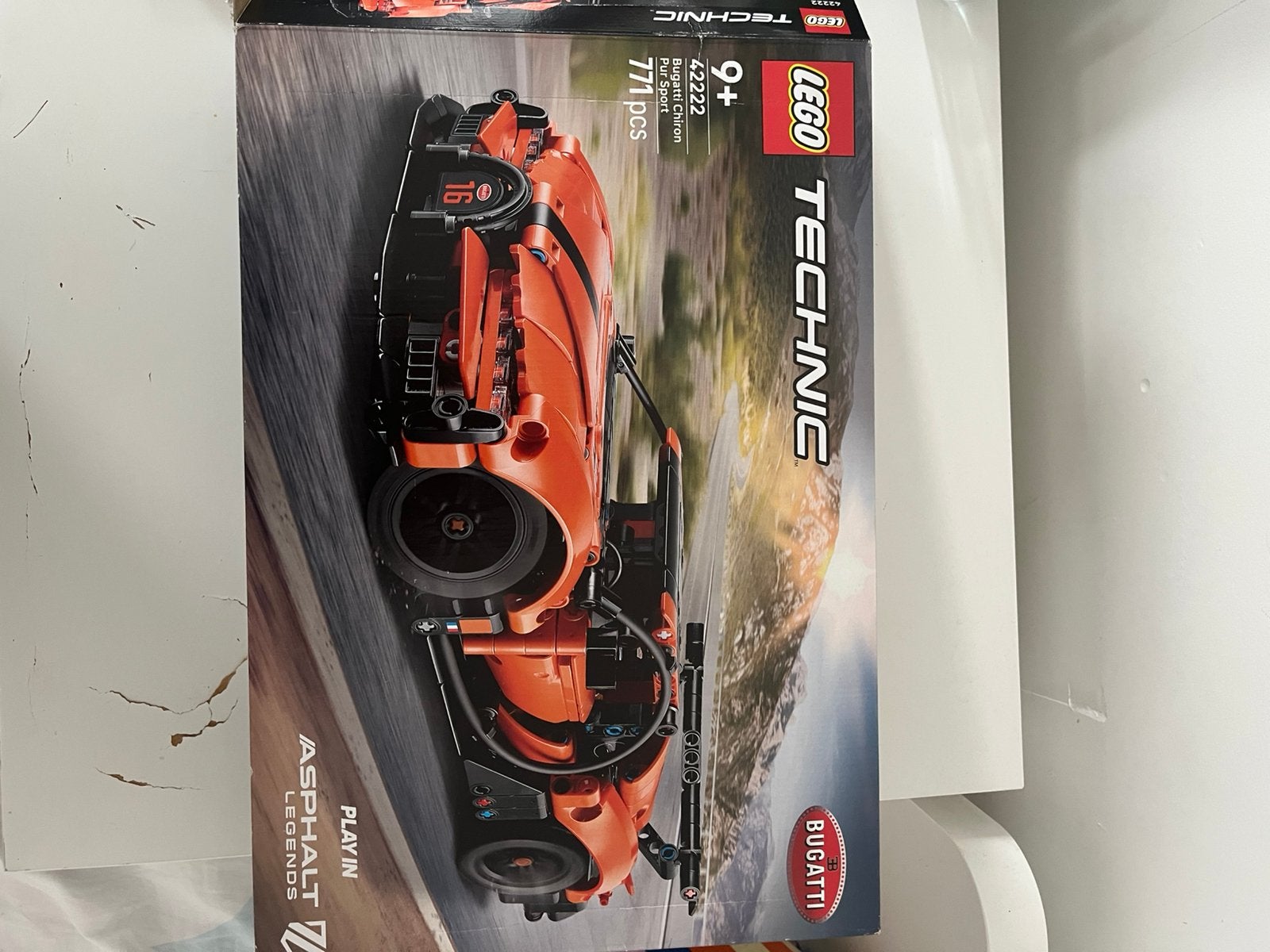 LEGO Technic - 42222 - Bugatti Chiron Pur Sport - Hypercar, Ophalen, Lego, Zo goed als nieuw, Complete set
