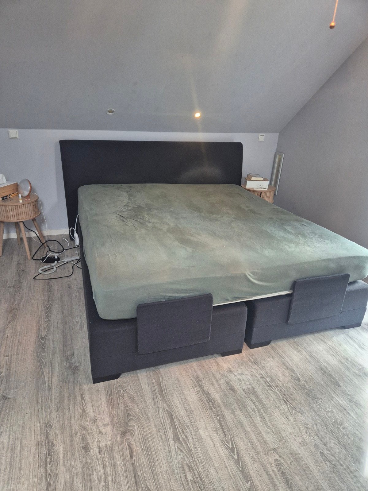 Boxpring electrisch Swiss Sense 180x200 (exclusief matras), Ophalen, Gebruikt, Tweepersoons, 180 cm