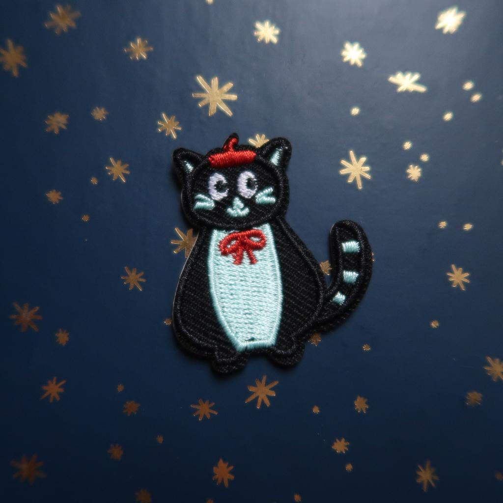 Kat opstrijkplaatje Patch Badge Applique, Verzenden, Nieuw, Overige applicaties