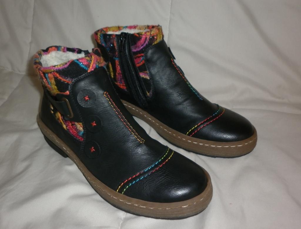 damesschoen  maat 41  merk :  Rieker, Zwart, Ophalen of Verzenden, Rieker, Sneakers of Gympen