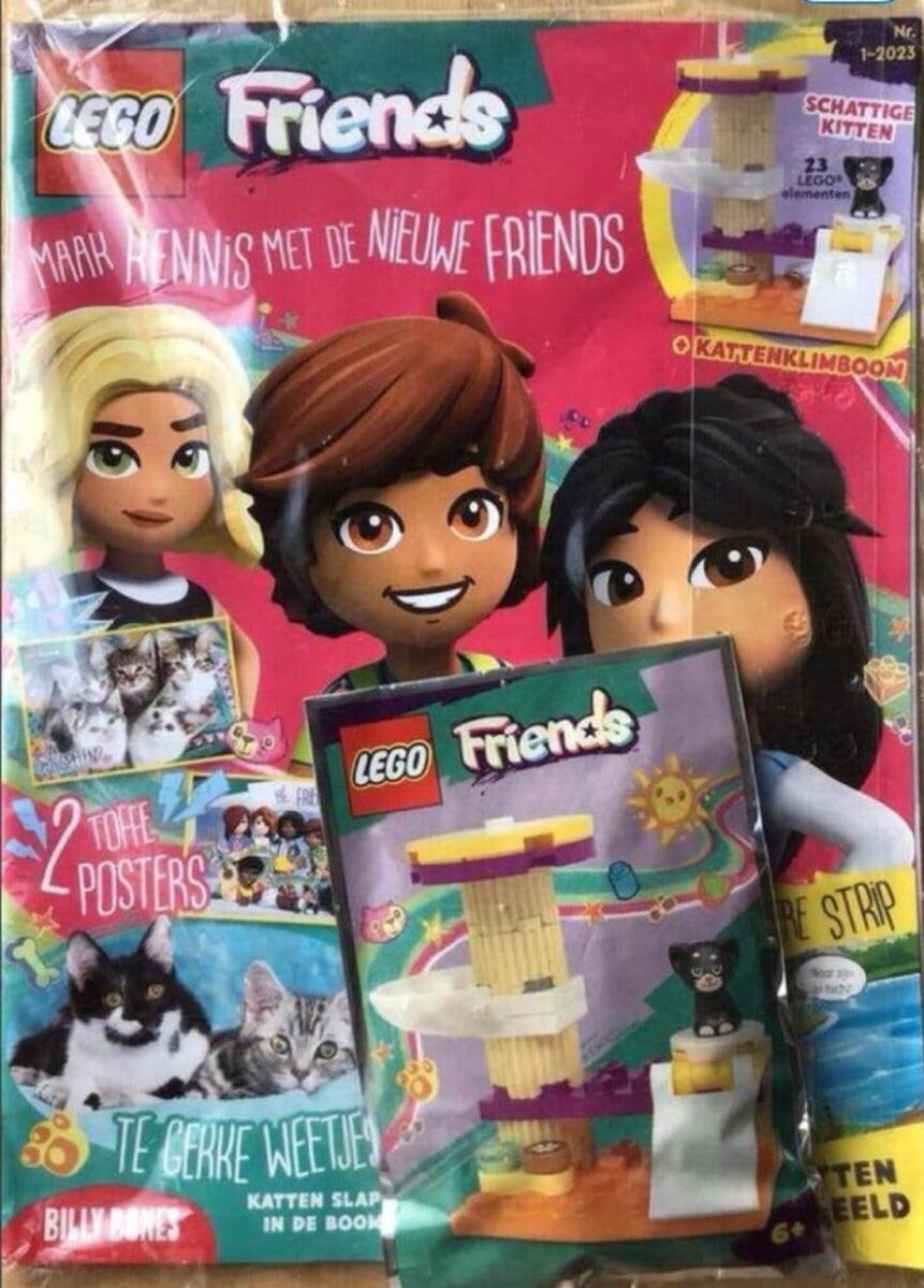 Lego Friends tijdschrift over katten - januari 2023 - NIEUW, Ophalen of Verzenden, Nieuw, Overige typen