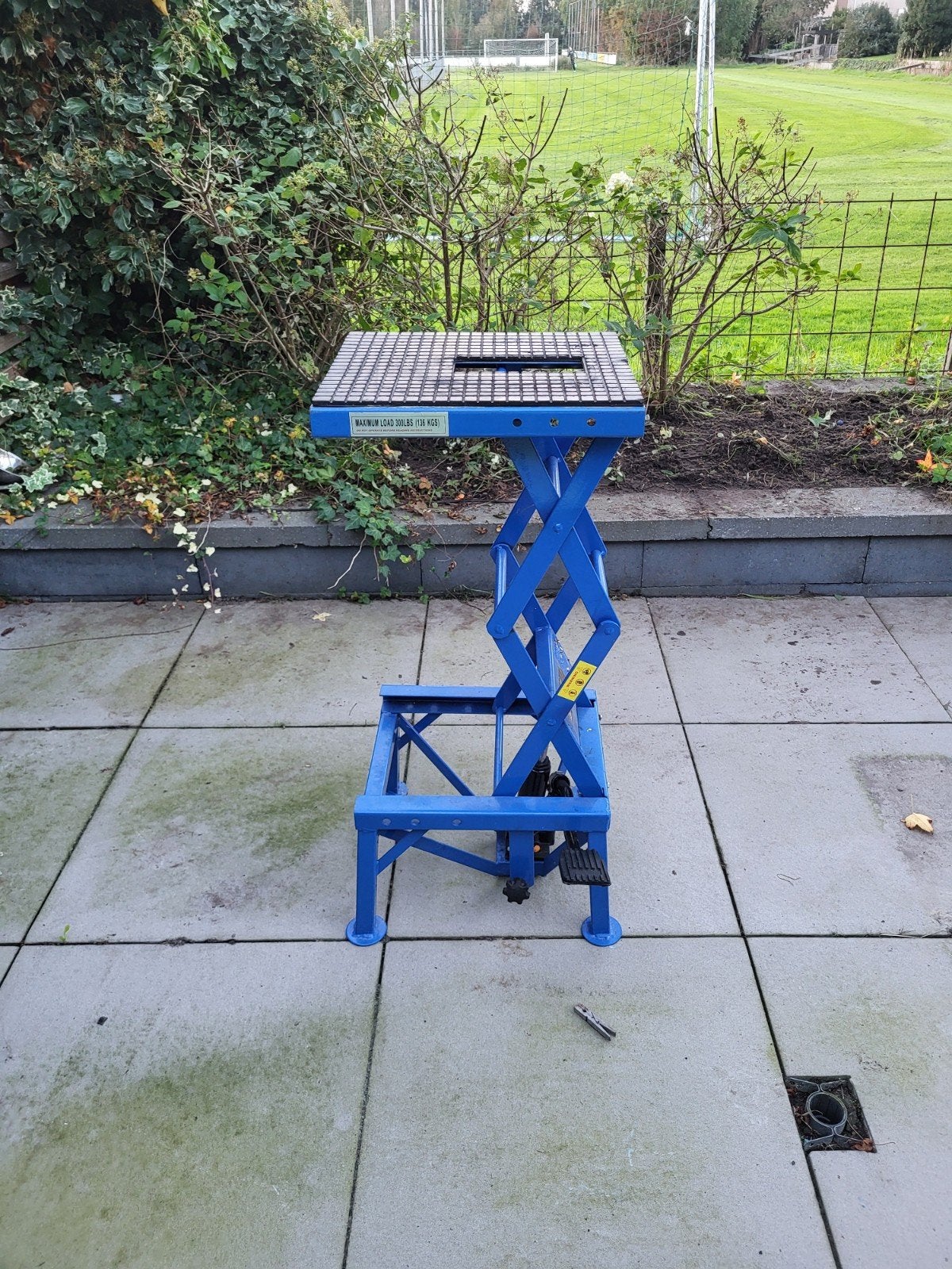 motorheftafel tot 130kg., Ophalen, Zo goed als nieuw