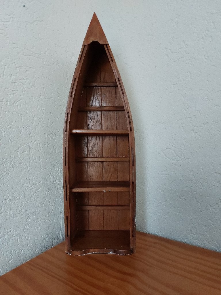 Roeiboot decoratie, Hout, Gebruikt, Meerkleurig, Overige stijlen