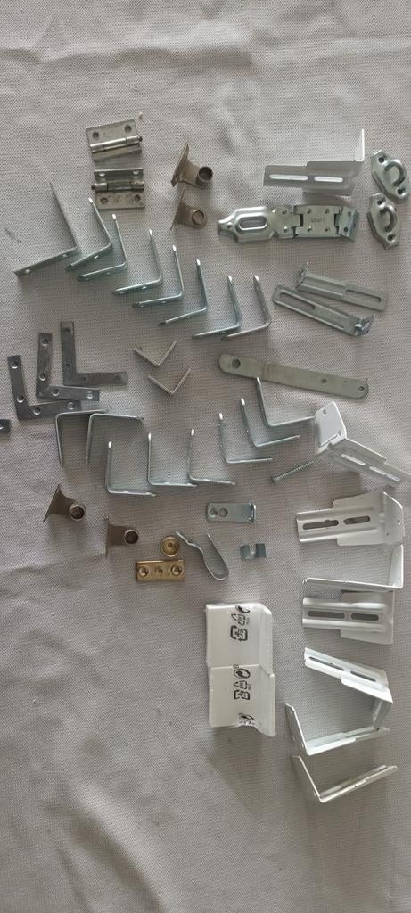 50x t stukken bevestigingsmateriaal gordijnen enz., Ophalen of Verzenden, Gebruikt, Minder dan 50 mm, Overige typen