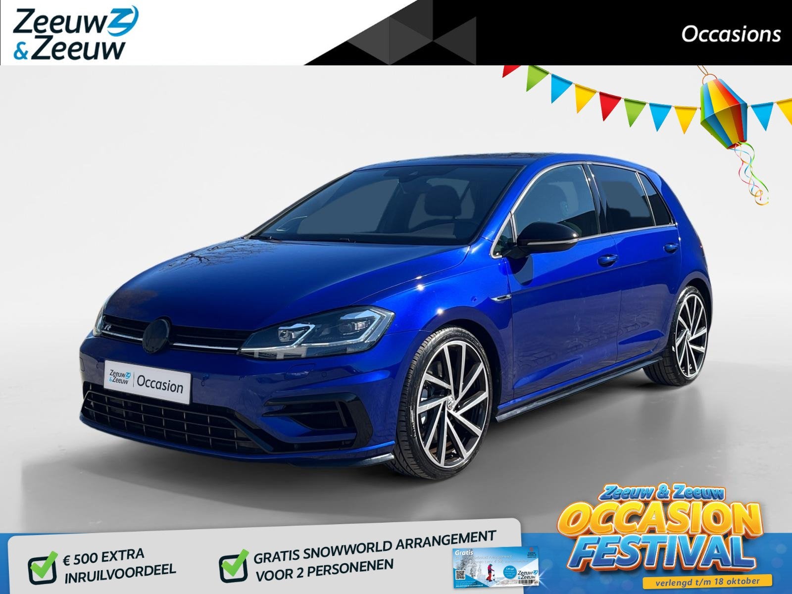 Volkswagen Golf 2.0 TSI 4Motion R | Carplay | Stoelverwarmin, Automaat, Gebruikt, 4 cilinders, 1984 cc
