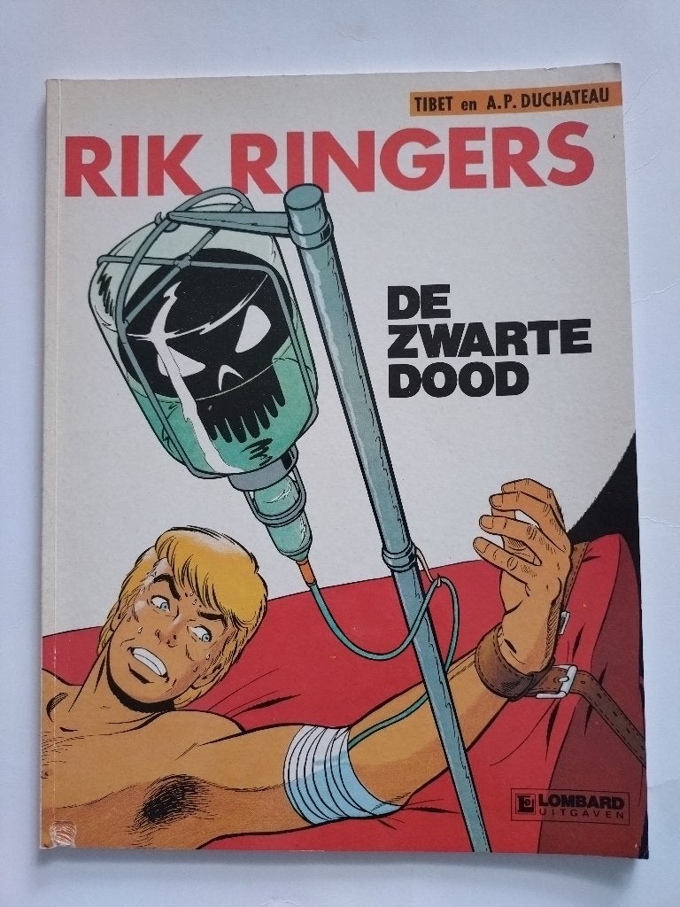 RIK RINGERS 35 - DE ZWARTE DOOD (1982), Eén stripboek, A. P.  Duchâteau, Ophalen of Verzenden, Zo goed als nieuw