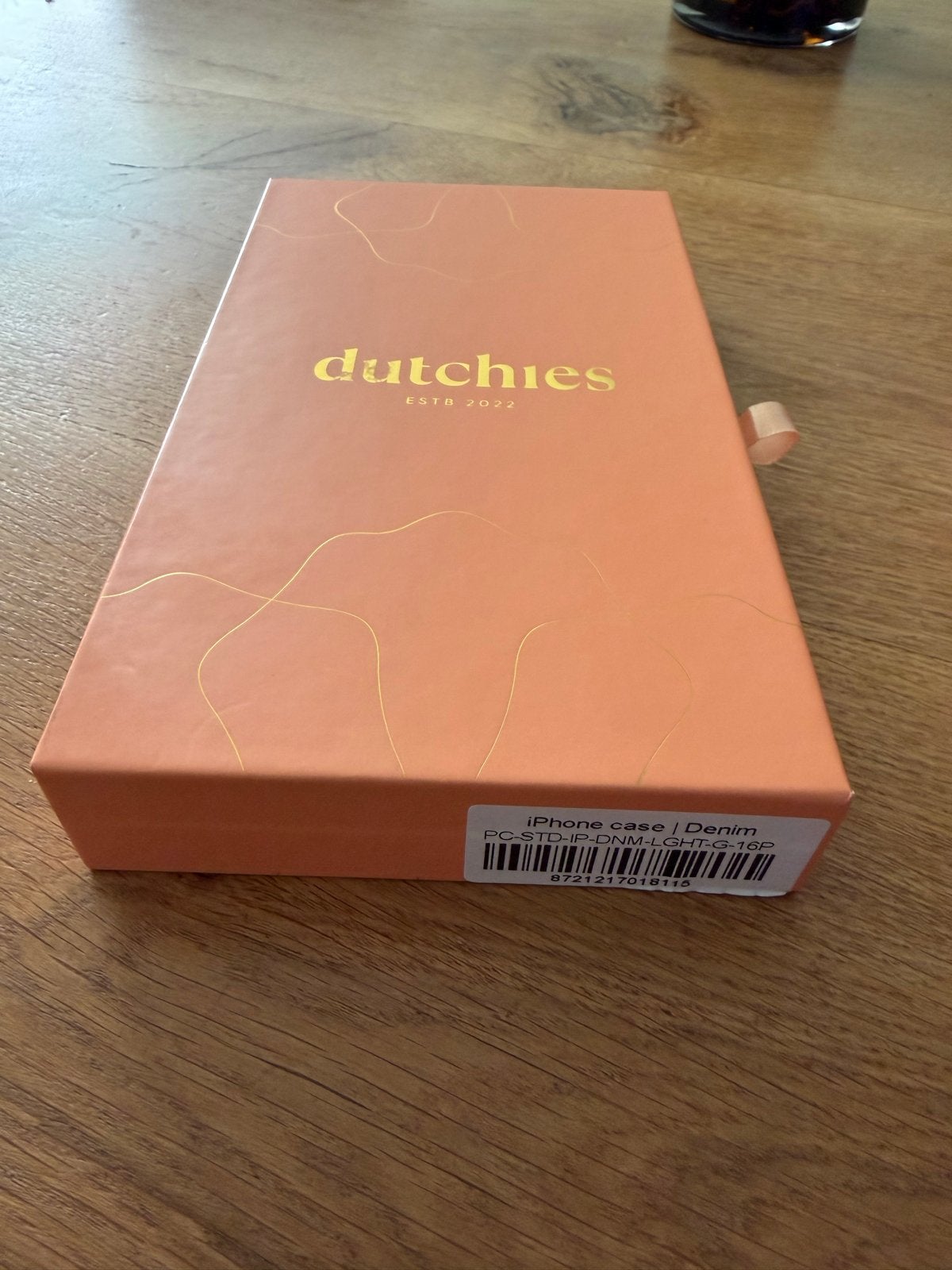 Dutchies iPhone 16 Pro hoesje - Denim, Telecommunicatie, Textiel, IPhone 16 Pro, Dutchies, Blauw