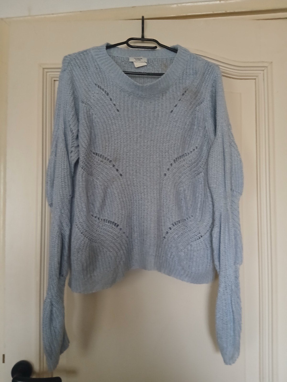 Stijlvol truitje van Jacqueline de Yong grijs/blauw maat S., Ophalen of Verzenden, Gedragen