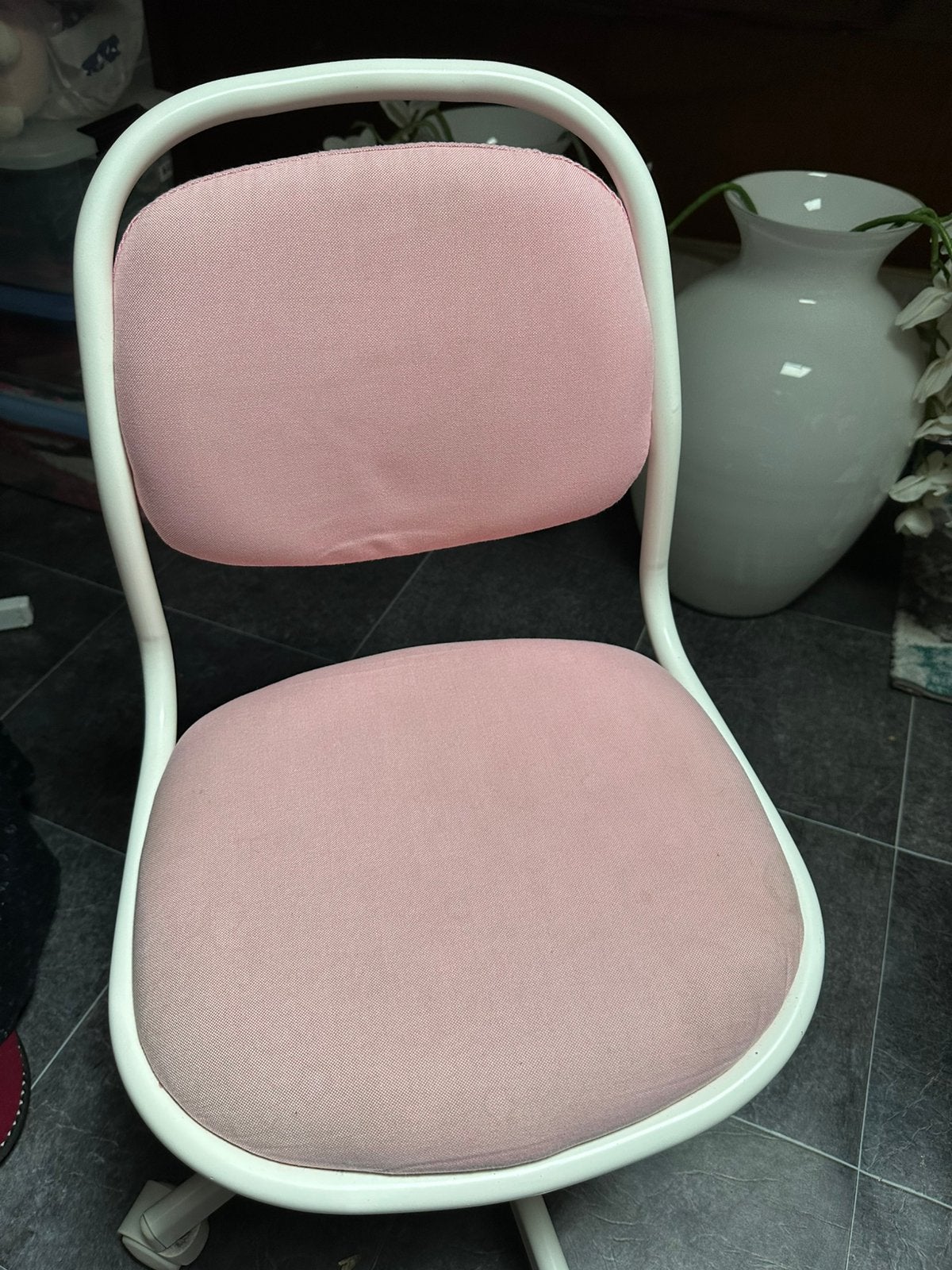 Ikea Kinder bureau stoel roze, Ophalen of Verzenden, Zo goed als nieuw, Eén