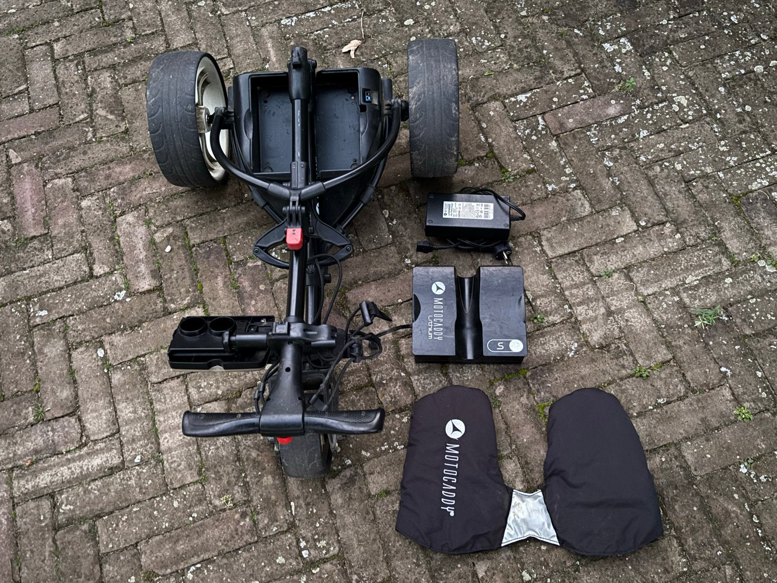 Motocaddy S1 Elektrische Golftrolley met Lithium Batterij, Ophalen, Gebruikt, Golfkar, Overige merken