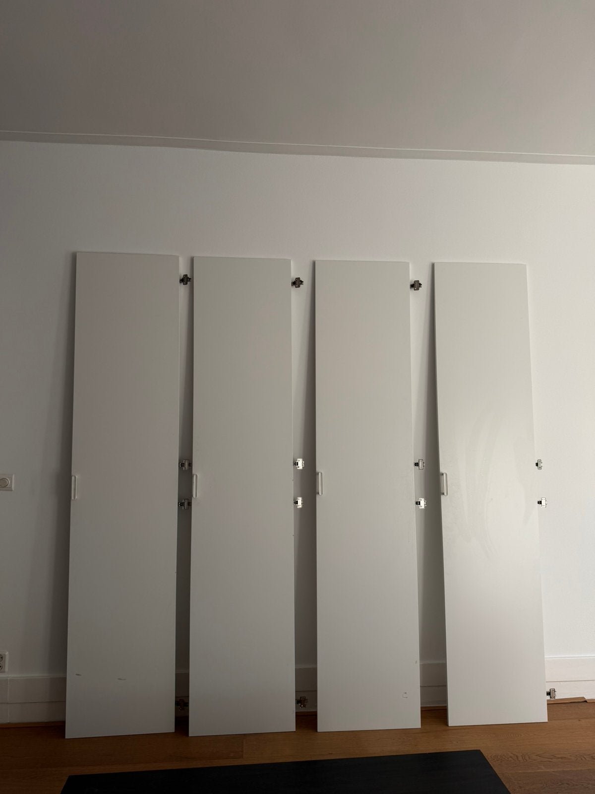 4x IKEA FORSAND deur wit (50x229) incl. scharnieren, Ophalen, Zo goed als nieuw, Binnendeur, 215 cm of meer