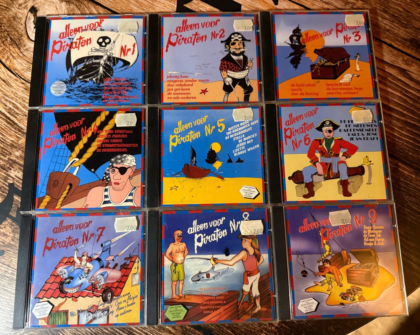 Alleen voor Piraten CD-collectie (deel 1-9), Gebruikt, Ophalen of Verzenden, Verzamelalbum, Inclusief doosje