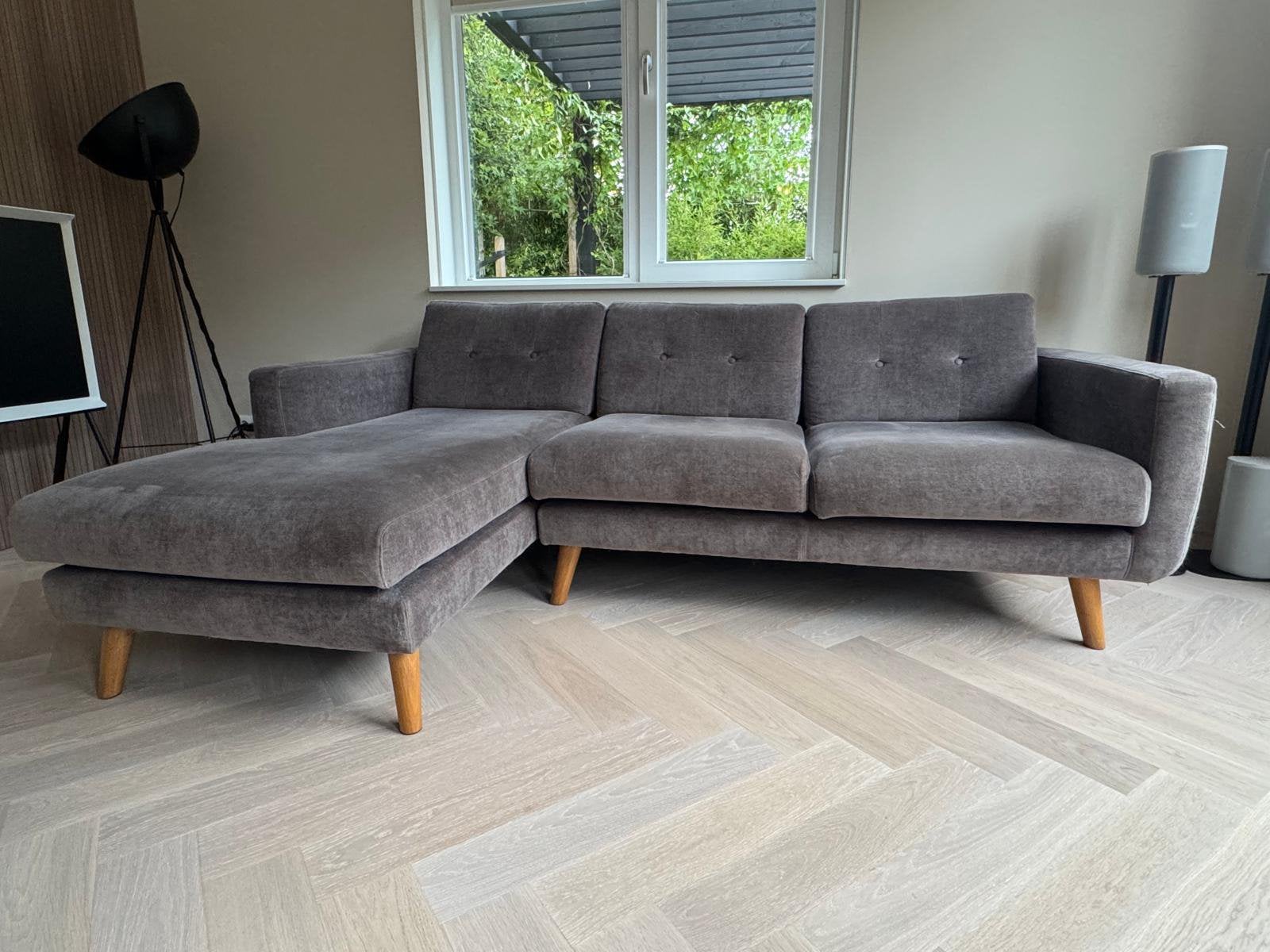 Sofacompany Conrad 3 zits chaise longue links, Ophalen, Gebruikt