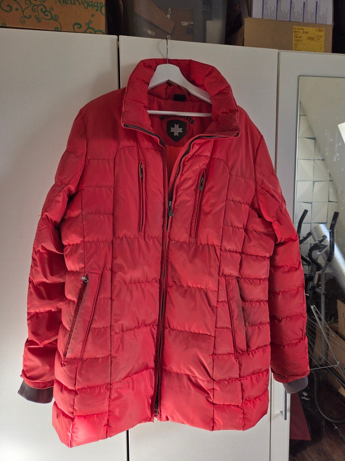 Wellensteyn Winterjas Koraal XL, Wellensteyn, Maat 46/48 (XL) of groter, Oranje, Ophalen of Verzenden