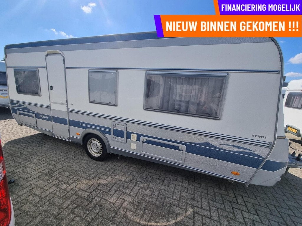 FENDT PLATIN 540 TG MOVER + AIR TENT + ENKELE BEDDEN, Caravans en Kamperen, Caravans, Rondzit, 7 tot 8 meter, Bedrijf, Mover