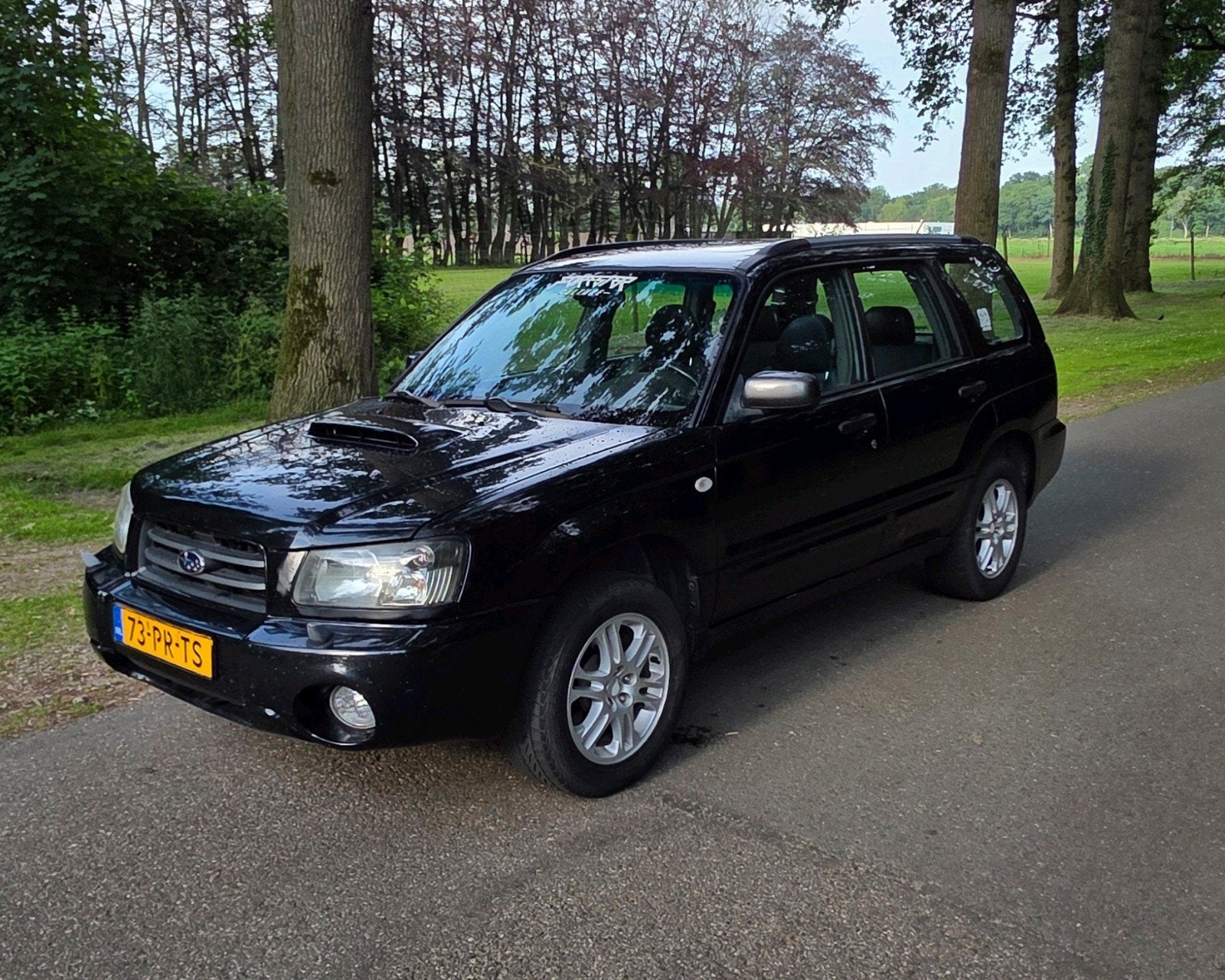 Subaru Forester 2.5 XT Turbo -Full Opt.-Handgesch.- NWE APK, 4 cilinders, 2000 kg, Zwart, 75 €/maand