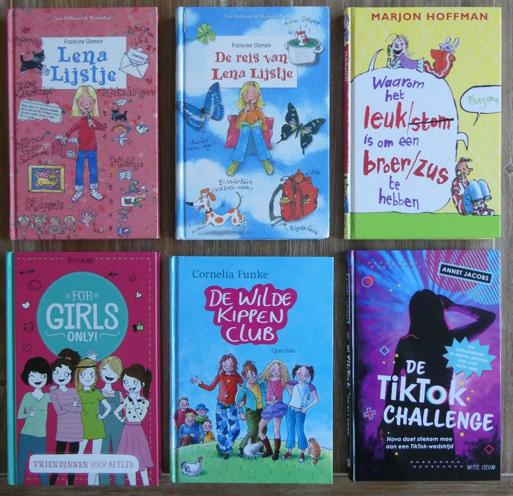 Leuke meidenboeken oa. Lena Lijstje Floor TikTok challenge, Ophalen of Verzenden, Zo goed als nieuw, Fictie algemeen