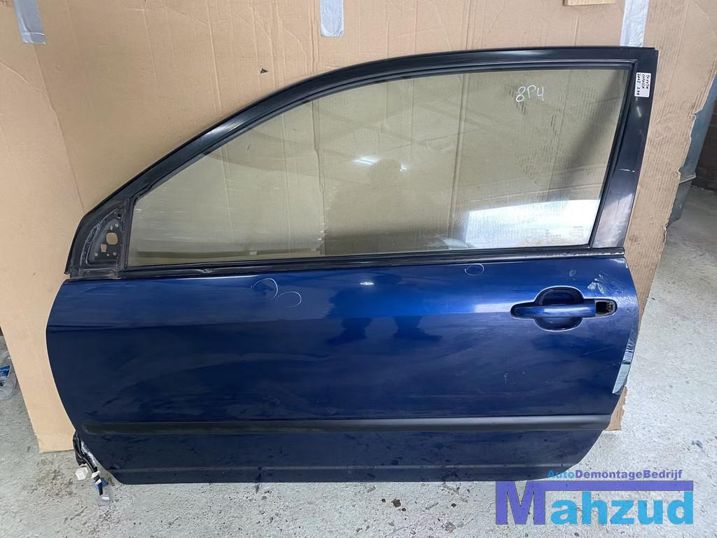 TOYOTA COROLLA E12 Blauw Links linker deur portier 2001-2007, Auto-onderdelen, Info@toyota.co.jp, Gebruikt, Deur, Toyota Motor Corporation
