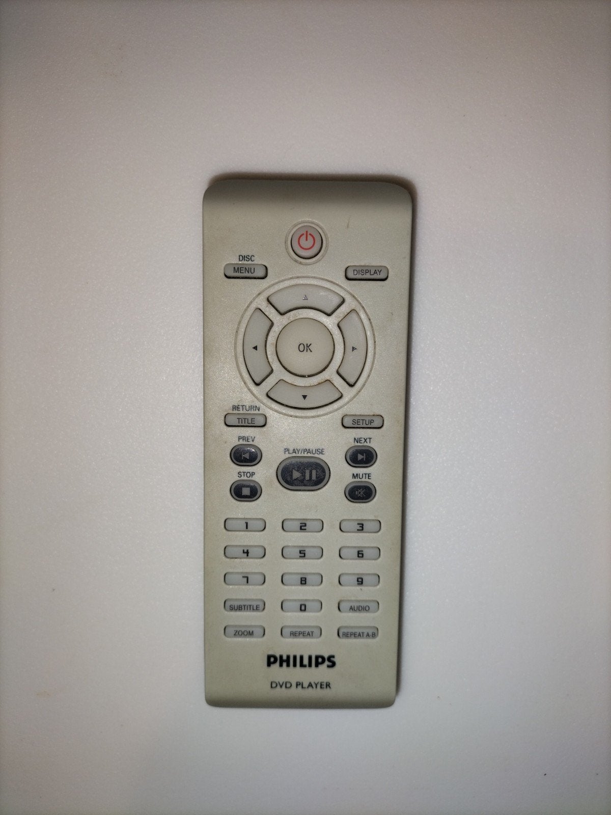 Originele Philips DVD Afstandsbediening 2422 5490 0908, Ophalen of Verzenden, Zo goed als nieuw, Origineel, Dvd