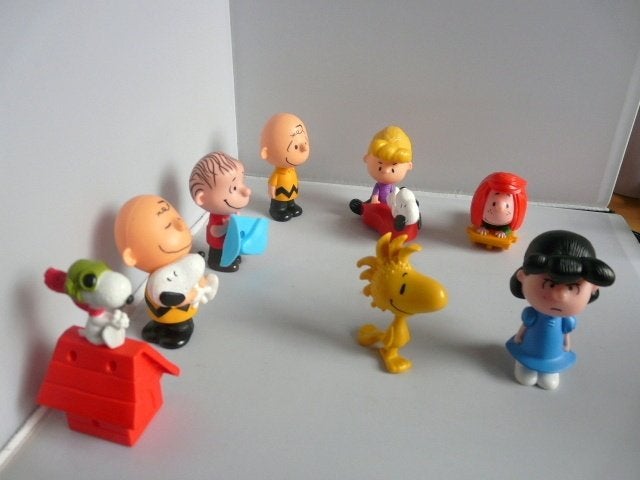 McDonalds 2015 #  8xserie Peanuts - Snoopy, Verzamelen, Ophalen of Verzenden, Snoopy, Zo goed als nieuw, Beeldje of Figuurtje
