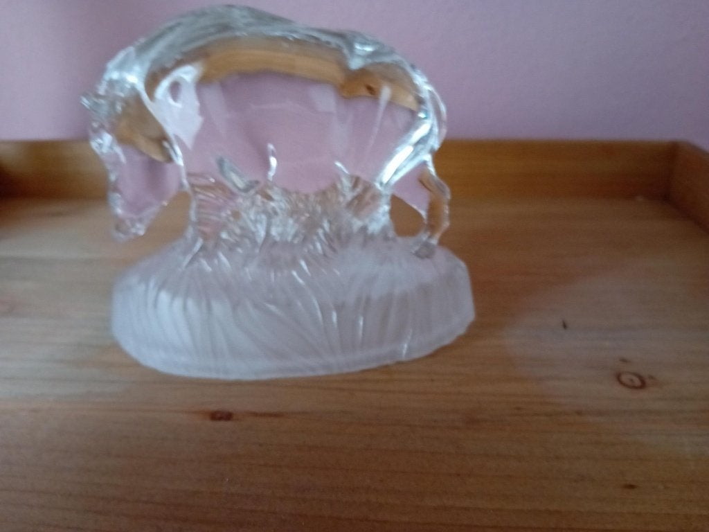Glazen beeldje everzwijn, Ophalen, Zo goed als nieuw, Dier