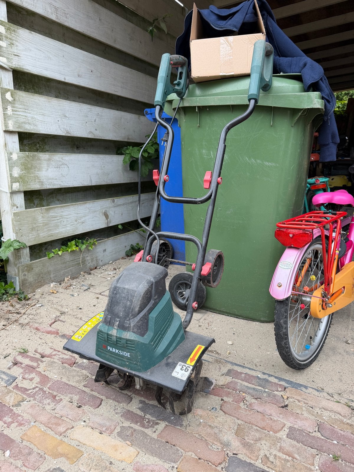 Parkside elektrische tuinfrees - Zo goed als nieuw, Ophalen, Zo goed als nieuw, Elektrisch
