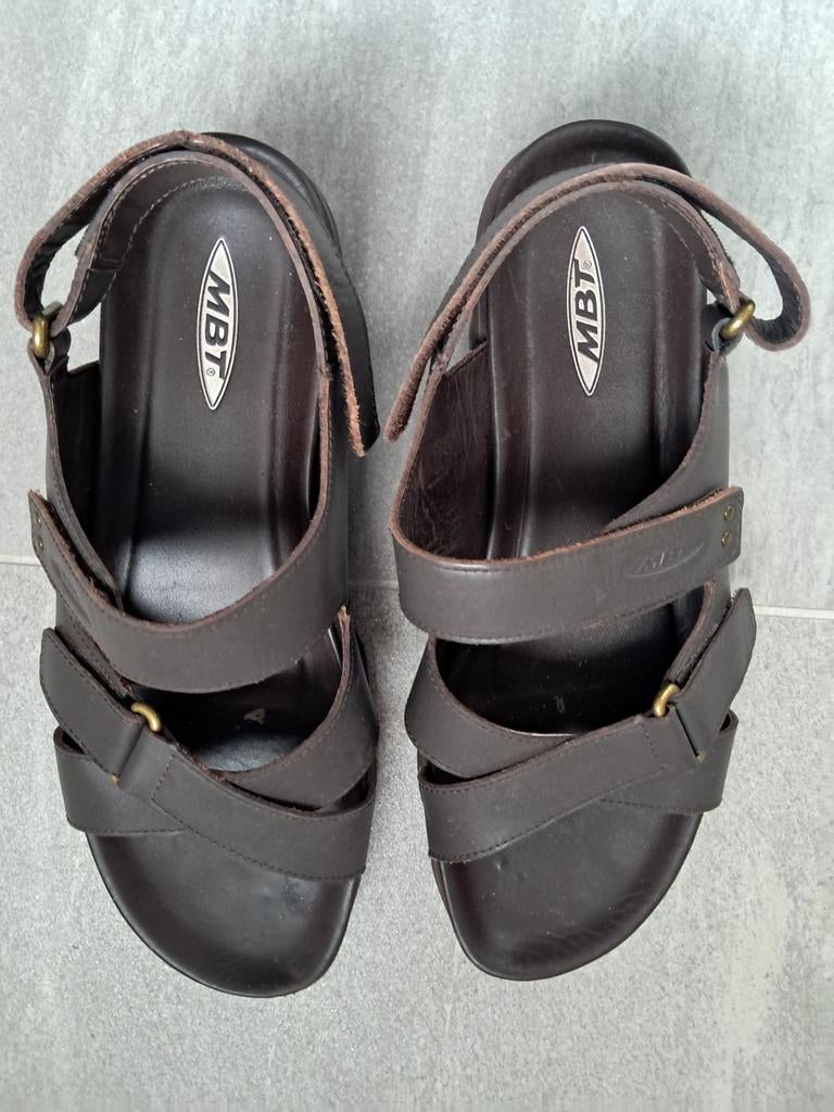 Nieuwe MBT zomerschoenen, verstelbaar, maat 46, Sandalen, Bruin, Nieuw, MBT