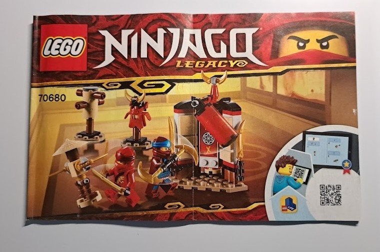 lego figuren + boekje, Lego, Ophalen of Verzenden, Zo goed als nieuw, Ninjago