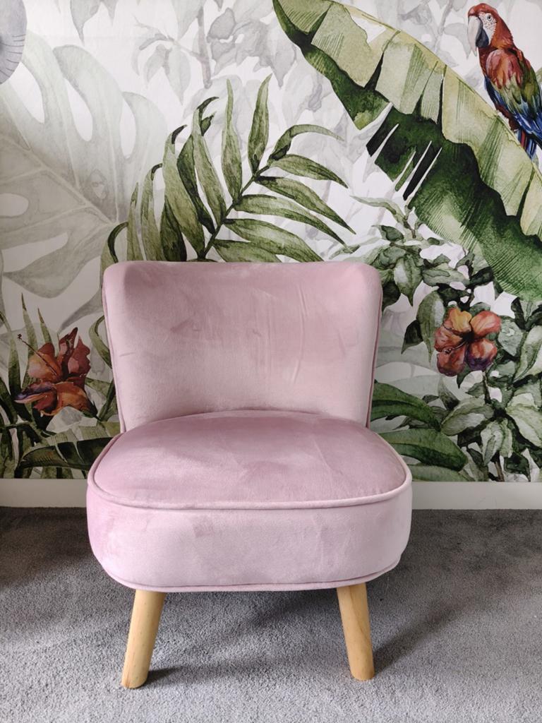 Roze kinderfauteuil - stoel voor kind (roze), Ophalen, Zo goed als nieuw, Eén