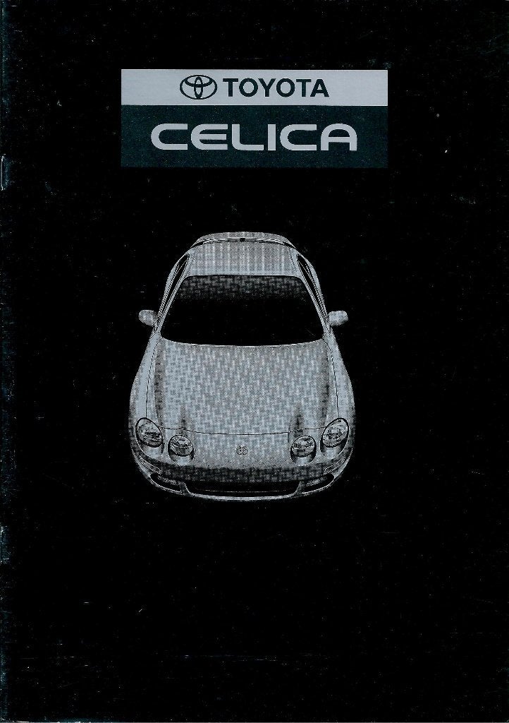 Brochure Toyota Celica 1995, Ophalen of Verzenden, Gelezen, Toyota