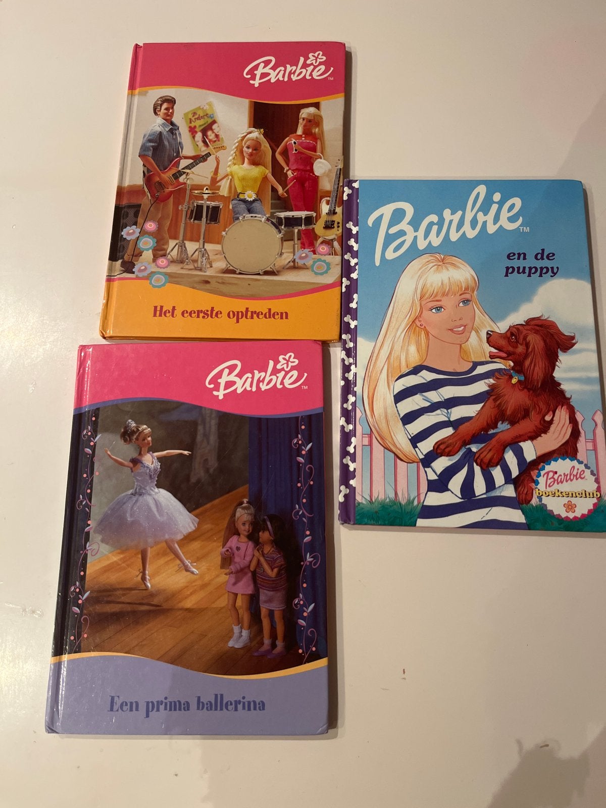Barbie Boeken: Het eerste optreden, Een prima ballerina, en, Ophalen of Verzenden, Gelezen, Fictie algemeen