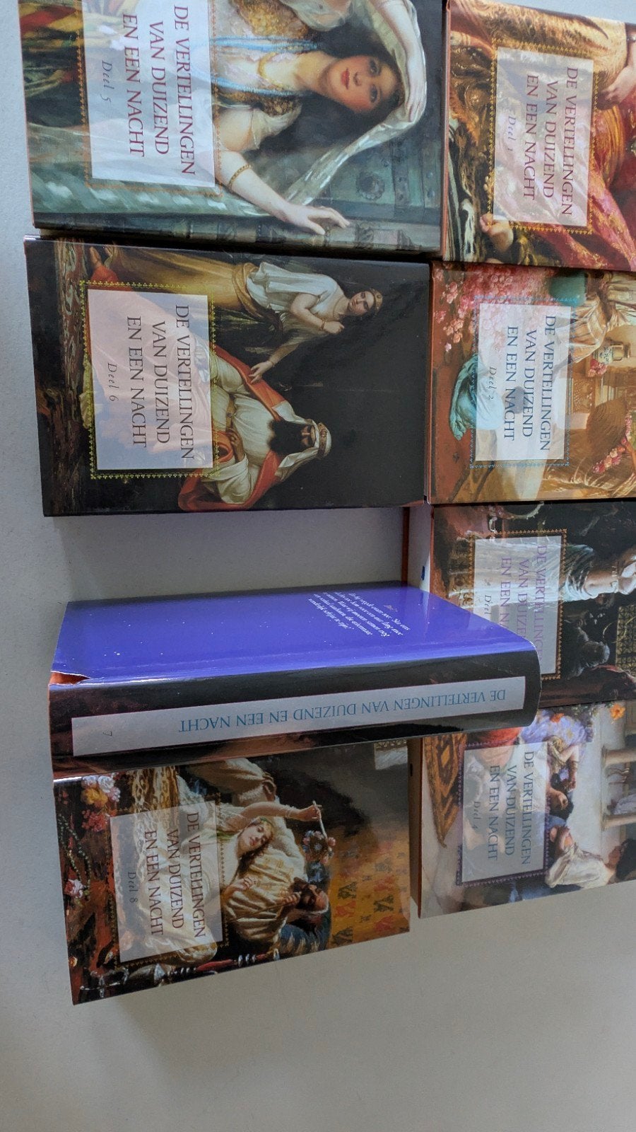 de vertelling van 1001 nacht - 8 boeken, Ophalen of Verzenden, Gelezen
