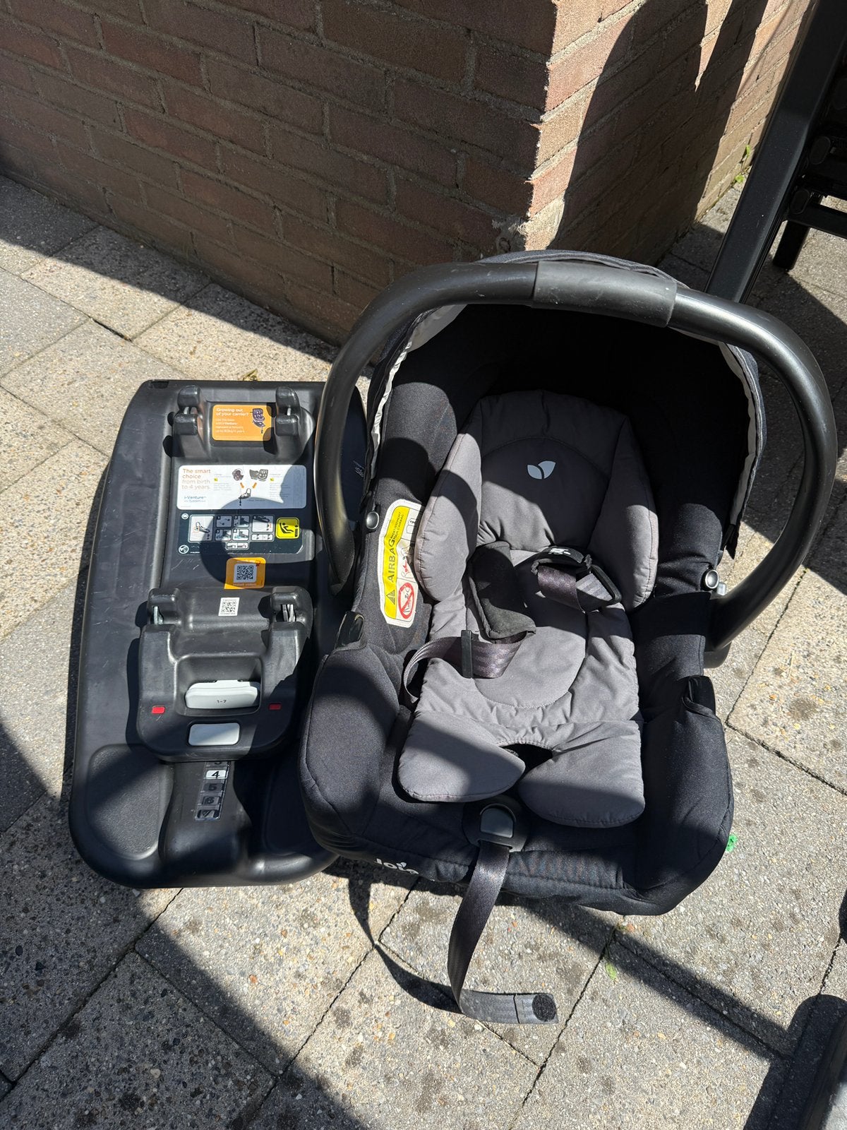 Joie Gemm autostoel + I-base black advence, Kinderen en Baby's, Autostoeltjes, Zo goed als nieuw, Isofix, 0 t/m 13 kg, Ophalen