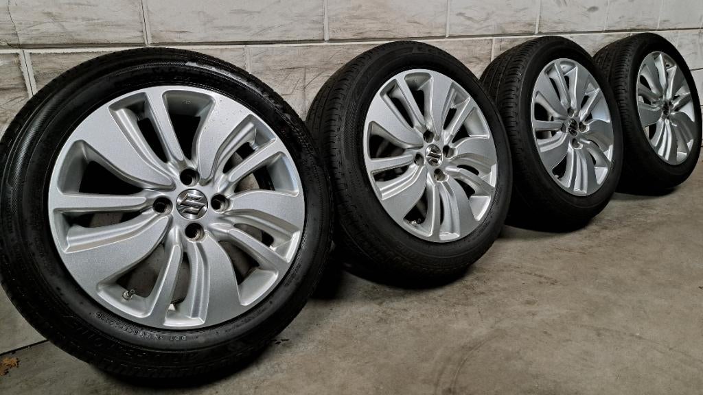 Unieke lichtmetalen velgen Baleno Swift Ignis Rio 185/55/16, Auto-onderdelen, Banden en Velgen, Gebruikt, 16 inch, Banden en Velgen
