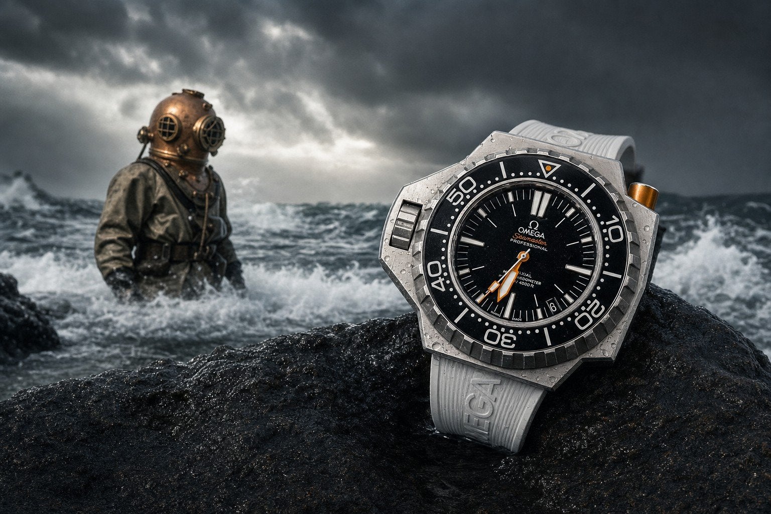 Omega PloProf 1200m, Sieraden, Tassen en Uiterlijk, Horloges | Heren, Ophalen of Verzenden, Omega