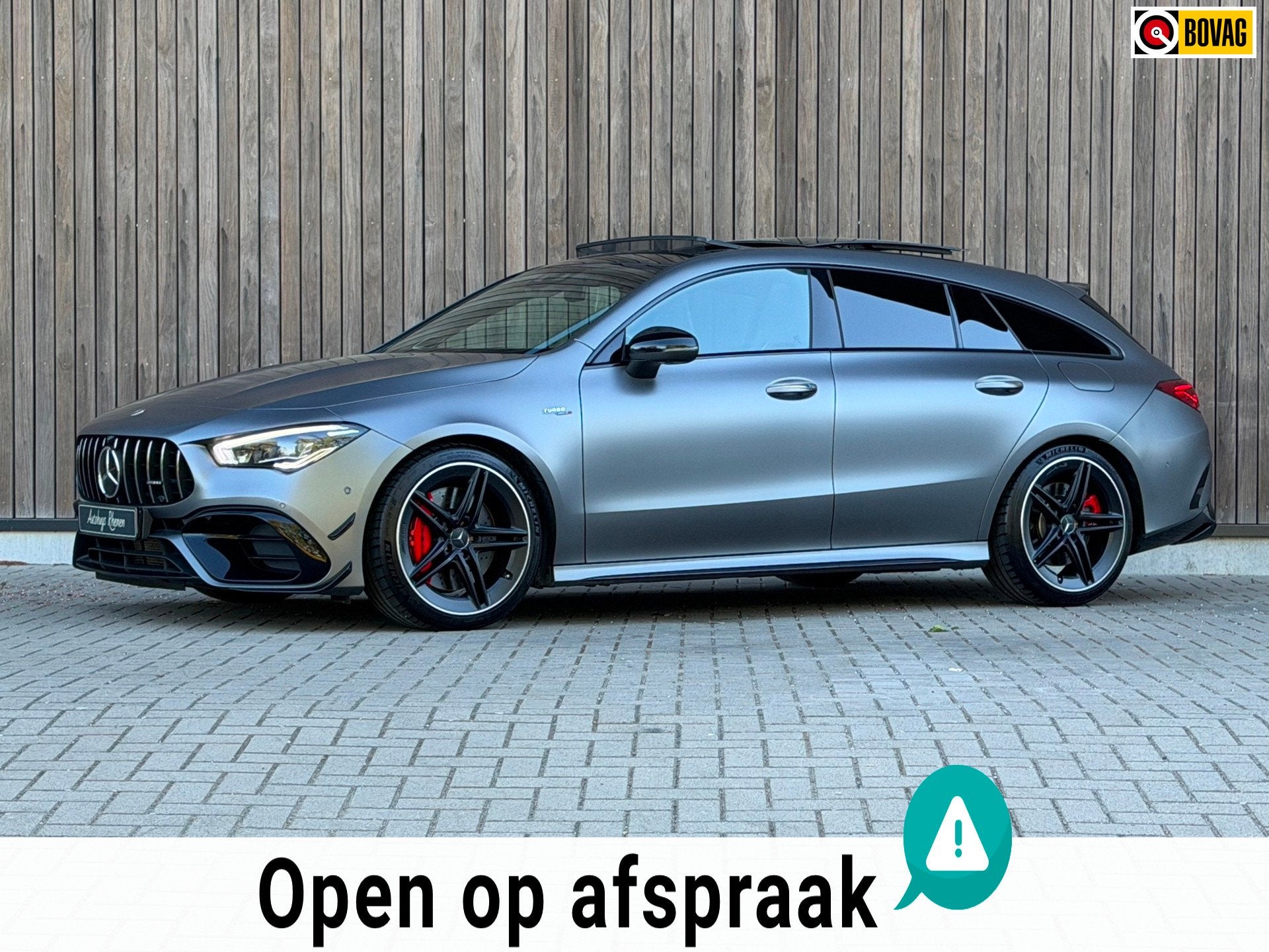 Mercedes-Benz CLA-klasse Shooting Brake AMG 45 S 4MATIC+, CLA, Gebruikt, Zwart, 4 cilinders