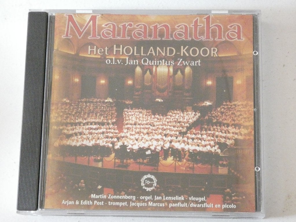 Maranatha Het Holland-Koor o.l.v. Jan Quintus Zwart, Verzenden, Gebruikt, Koren of Klassiek
