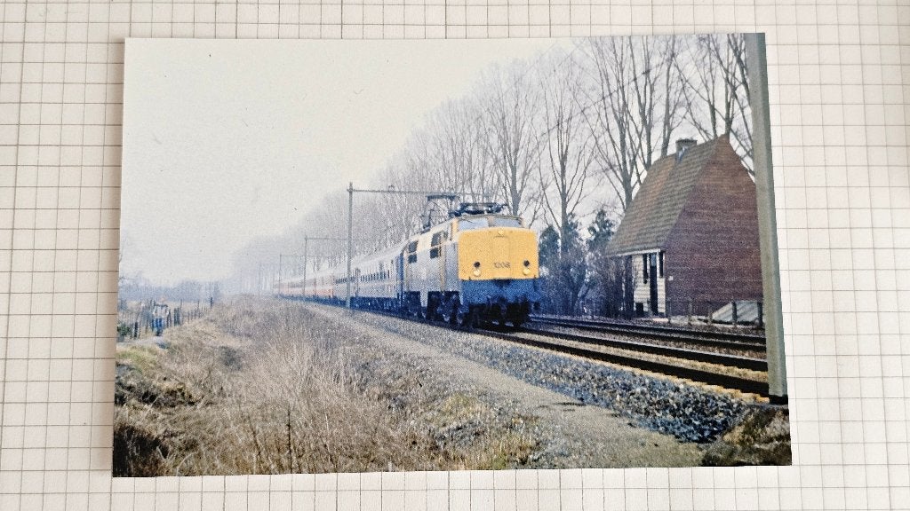 Foto TREIN NS Nederlandse Spoorwegen loc 1208, Verzenden, Gebruikt, Trein, Overige typen