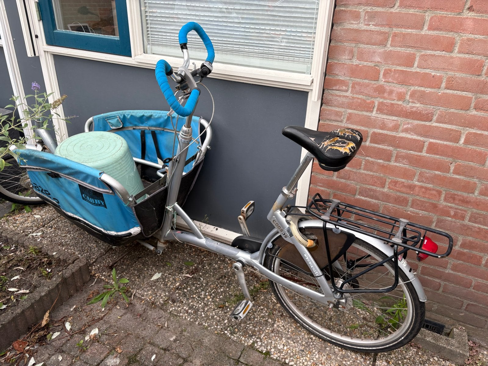 Gazelle Caddy Bakfiets - Opknapper voor goederentransport, Ophalen, Gebruikt, Goederen, Opvouwbaar