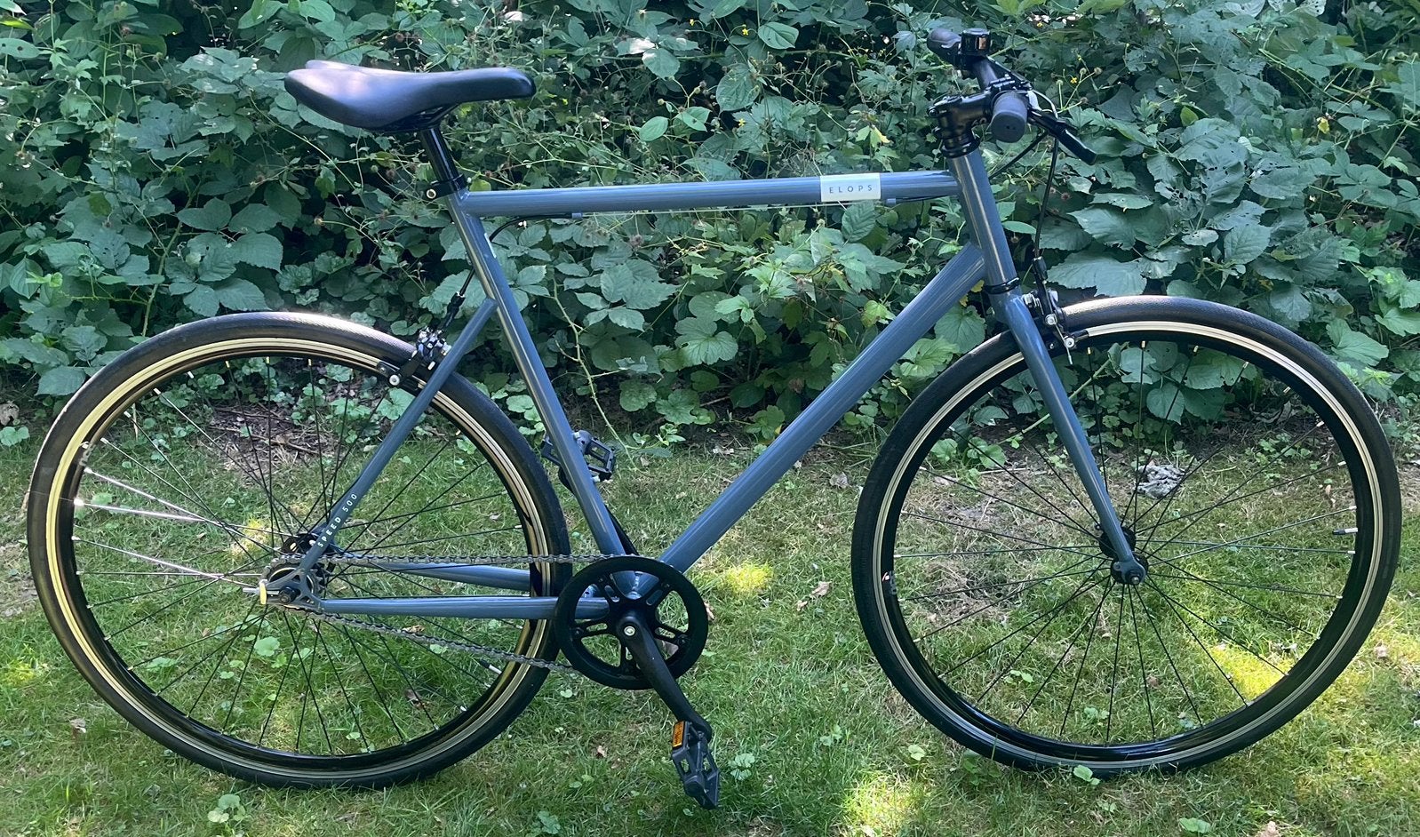 Elops, Dames/herenfiets, single speed 500, D60, 28”  Z.G.A.N, Fietsen en Brommers, Fietsen | Heren | Herenfietsen, Ophalen, Zo goed als nieuw