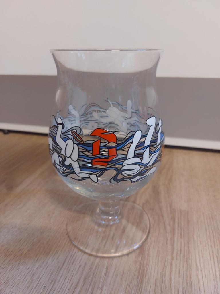 Duvel glas franky sticks 2022, Ophalen of Verzenden, Glas of Glazen, Duvel
