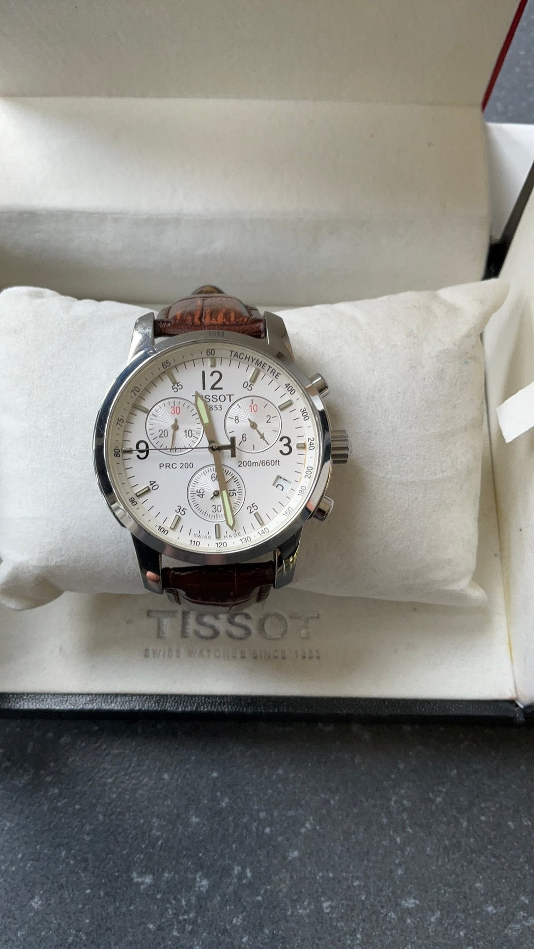 Tissot PRC 200, Ophalen of Verzenden, Staal, Polshorloge, Overige merken