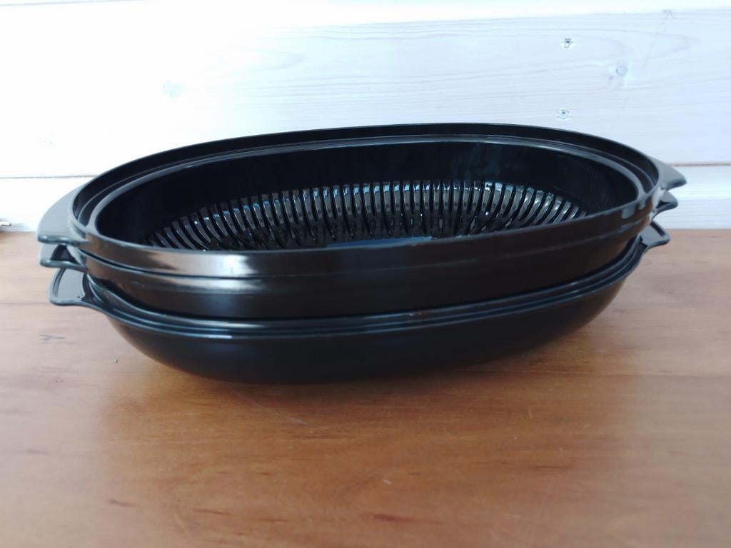 Magnetron Stoompan - Gezond Koken in de Magnetron, Ophalen of Verzenden, Gebruikt, Schaal