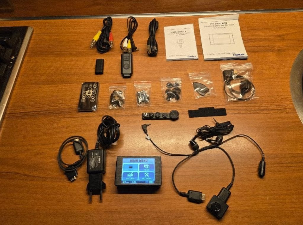 Lawmate PV-500 EVO2 + camera in verborgen knoop + microfoon, Audio, Tv en Foto, Ophalen, Zo goed als nieuw, Buitencamera